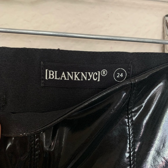 Blank NYC Patent Faux Leather Pants - Picture 3 of 4